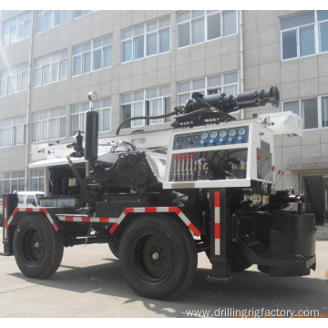 Trailer Mounted Water Borehole Drilling Machine